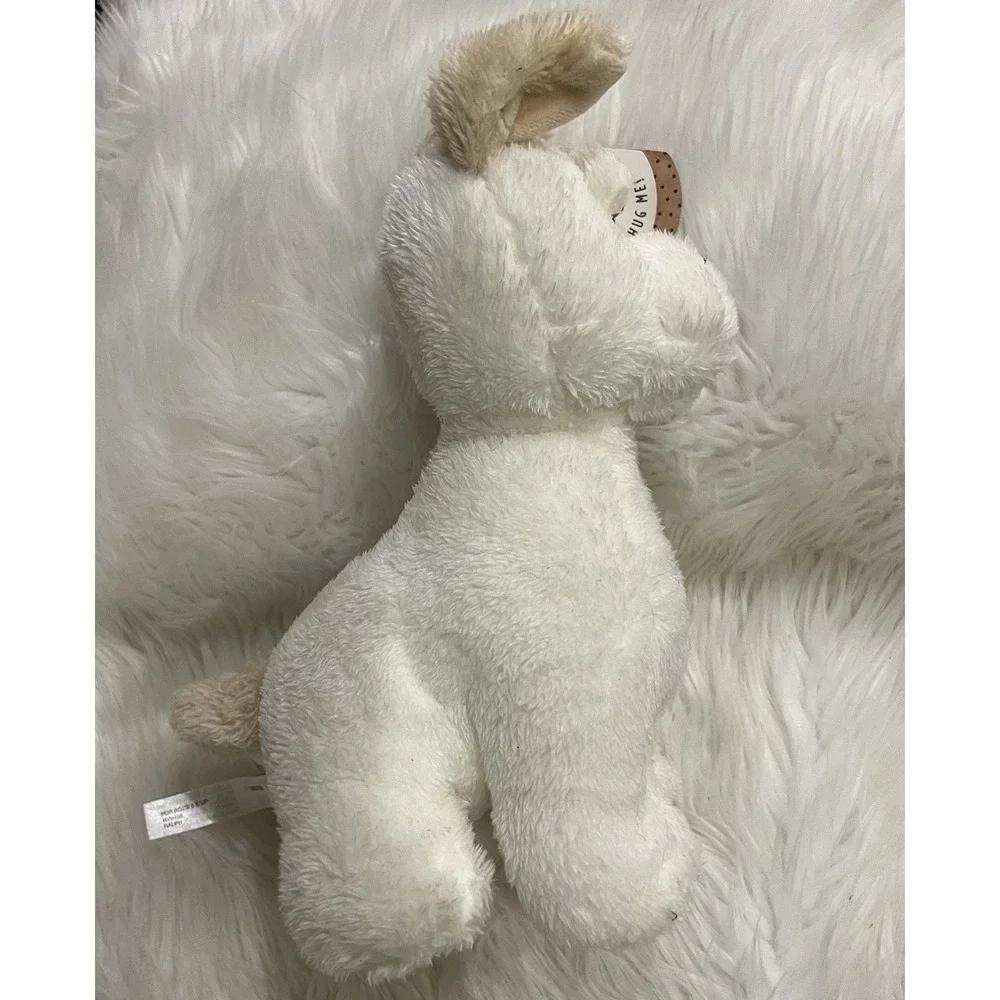 Ganz Ralph the Dog Plush Off White Beige Ears‎ Stuffed Animal Tags 9